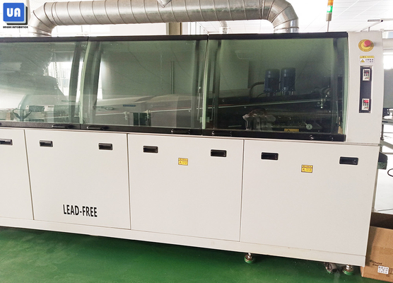 Lead Free PCB Wave Soldering Machine For DIP Production Line