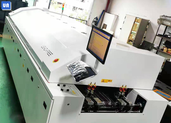 Forced Air Cooling Lead Free SMT Reflow Oven Machine With 8 Zones